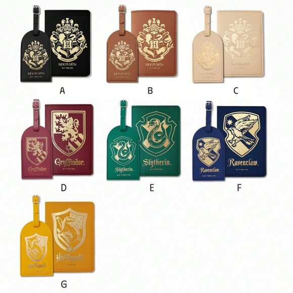 Official Licensed Harry Potter Hogwarts Passport Case & Luggage Tag Set - Picture 2 of 12